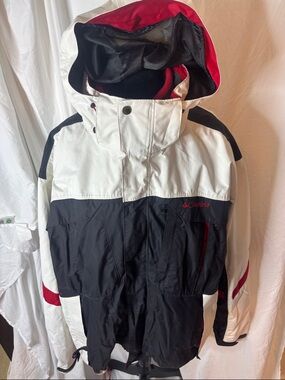 Columbia Red Black White Interchange Jacket